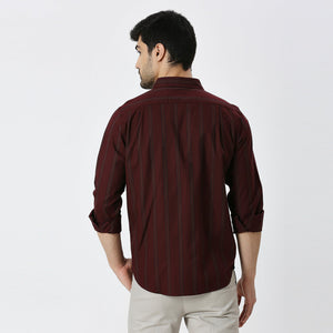 Mens Casual Striped Shirt