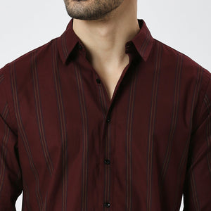 Mens Casual Striped Shirt