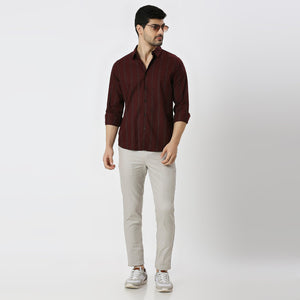 Mens Casual Striped Shirt