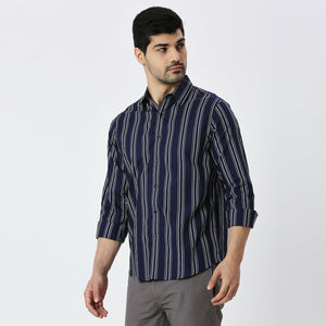 Mens Casual Striped Shirt