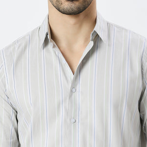 Mens Casual Striped Shirt