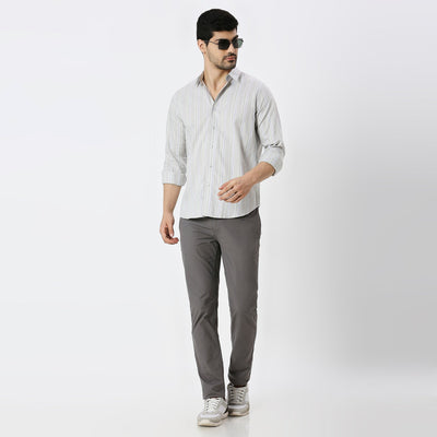 Mens Casual Striped Shirt