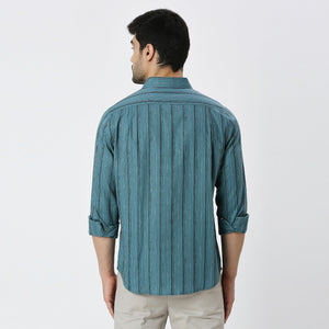 Mens Casual Striped Shirt