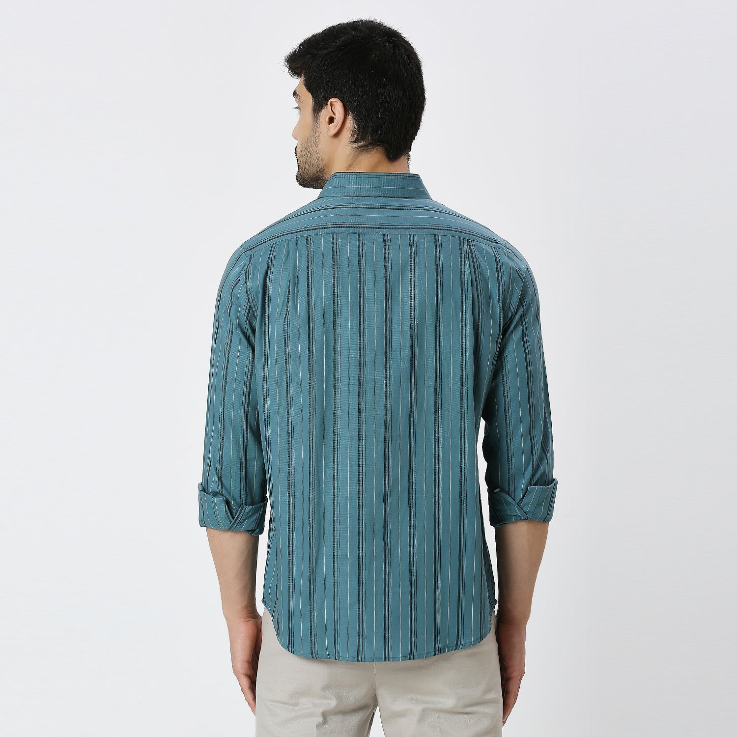 Mens Casual Striped Shirt