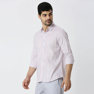 Mens Casual Striped Shirt