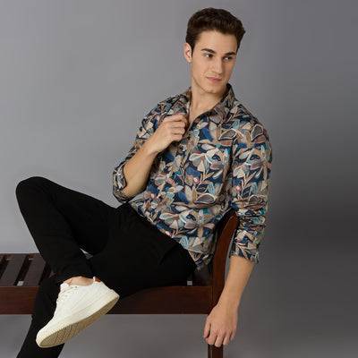 Giza Cotton Printed Shirt
