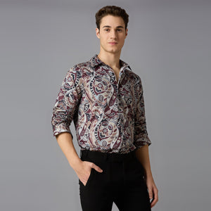 Giza Cotton Printed Shirt