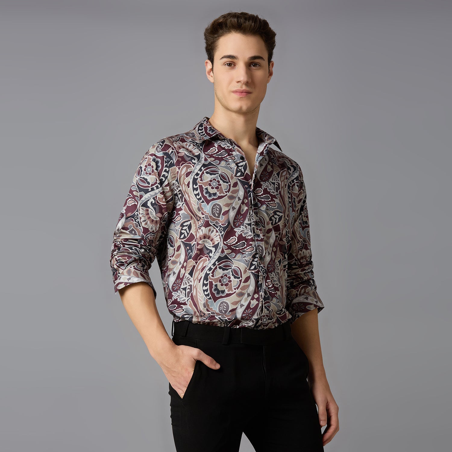 Giza Cotton Printed Shirt