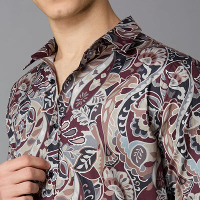 Giza Cotton Printed Shirt