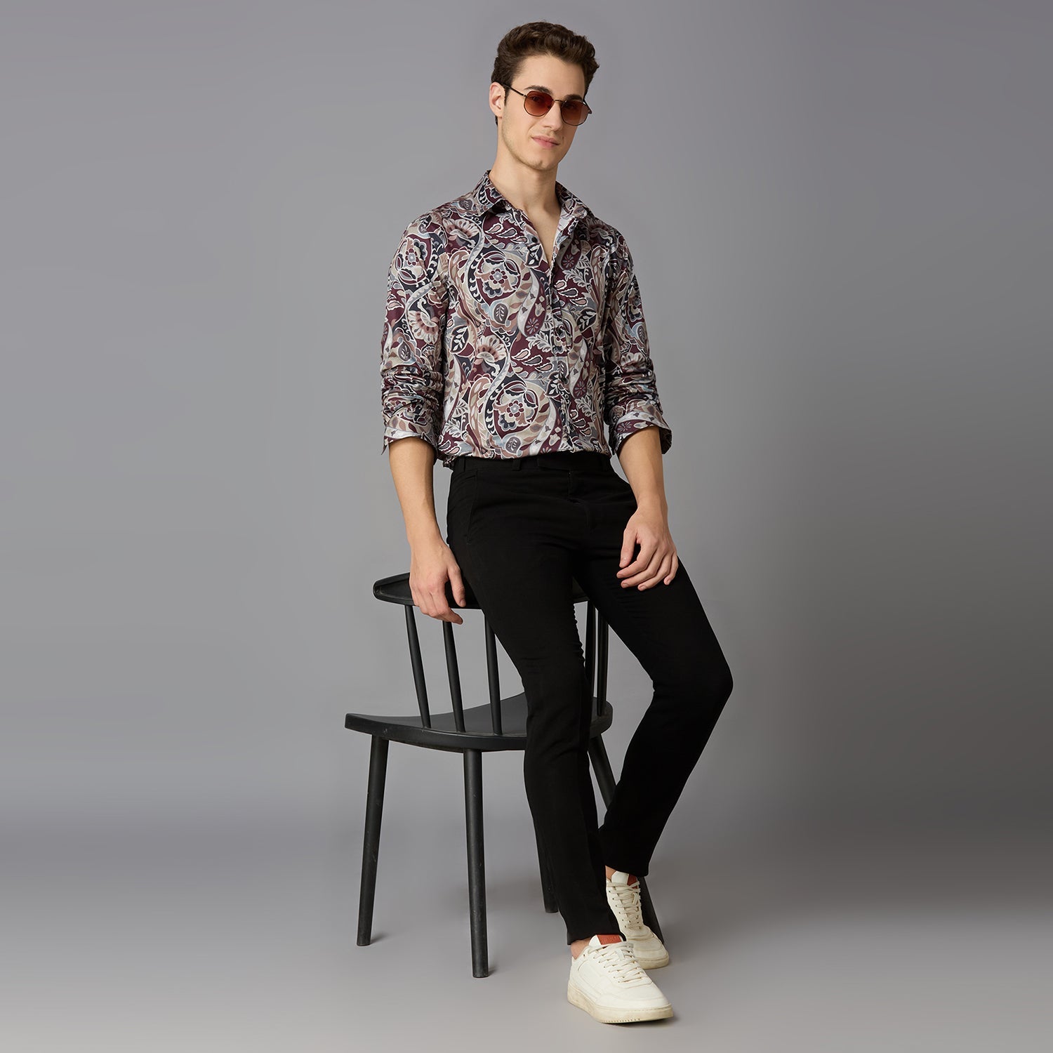 Giza Cotton Printed Shirt