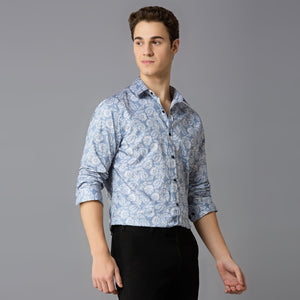 Giza Cotton Printed Shirt