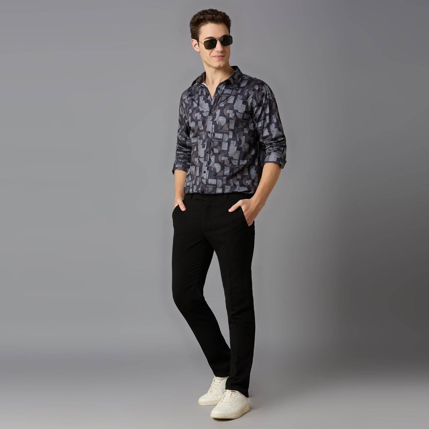 Giza Cotton Printed Shirt