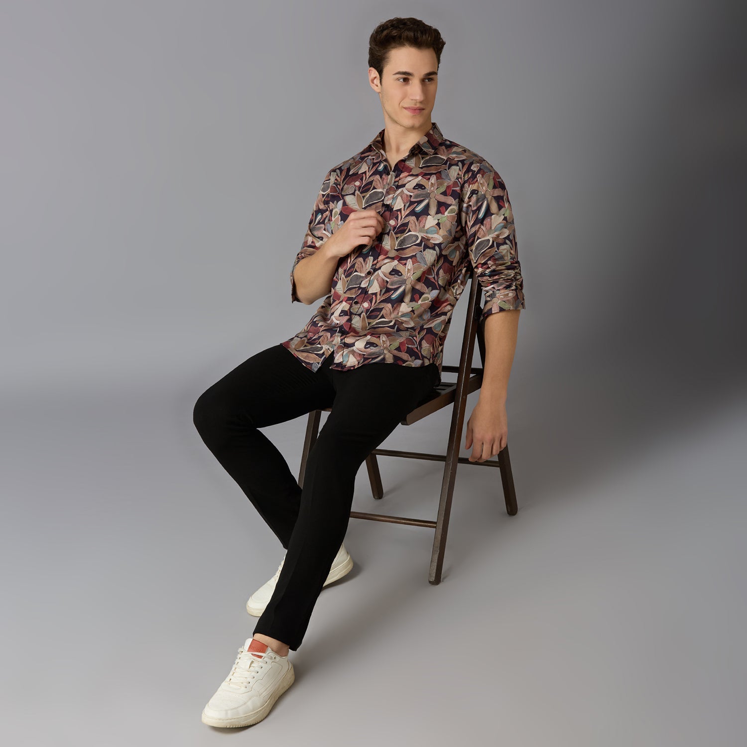 Giza Cotton Printed Shirt