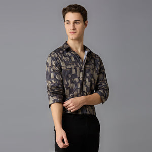 Giza Cotton Printed Shirt