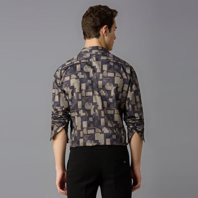 Giza Cotton Printed Shirt