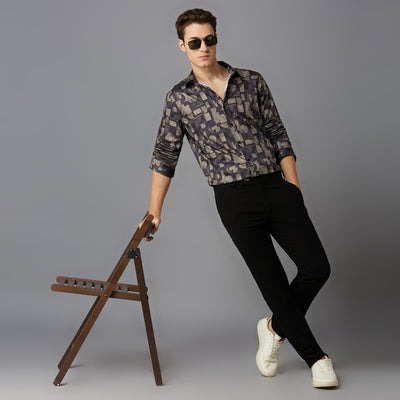 Giza Cotton Printed Shirt