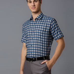 Half Sleeve Checks Shirt