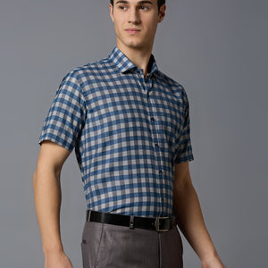 Half Sleeve Checks Shirt