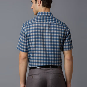 Half Sleeve Checks Shirt