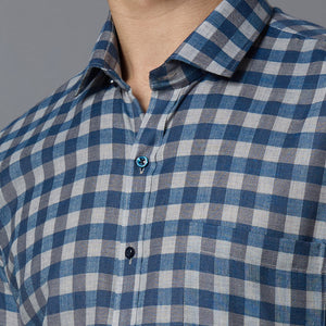 Half Sleeve Checks Shirt