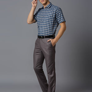 Half Sleeve Checks Shirt