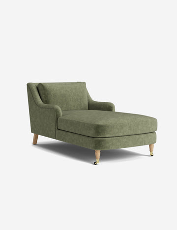 Moss Performance Striated Velvet