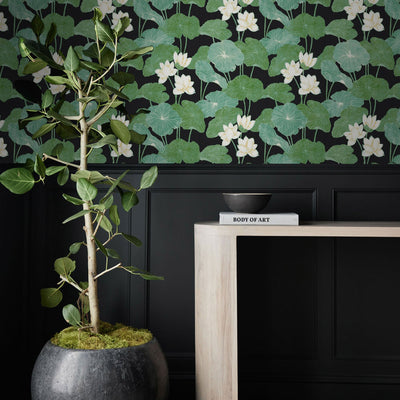 Lily Pad Peel + Stick Wallpaper