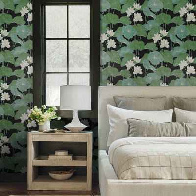 Lily Pad Peel + Stick Wallpaper