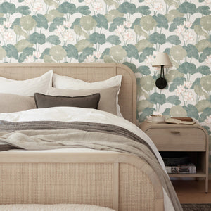 Lily Pad Peel + Stick Wallpaper