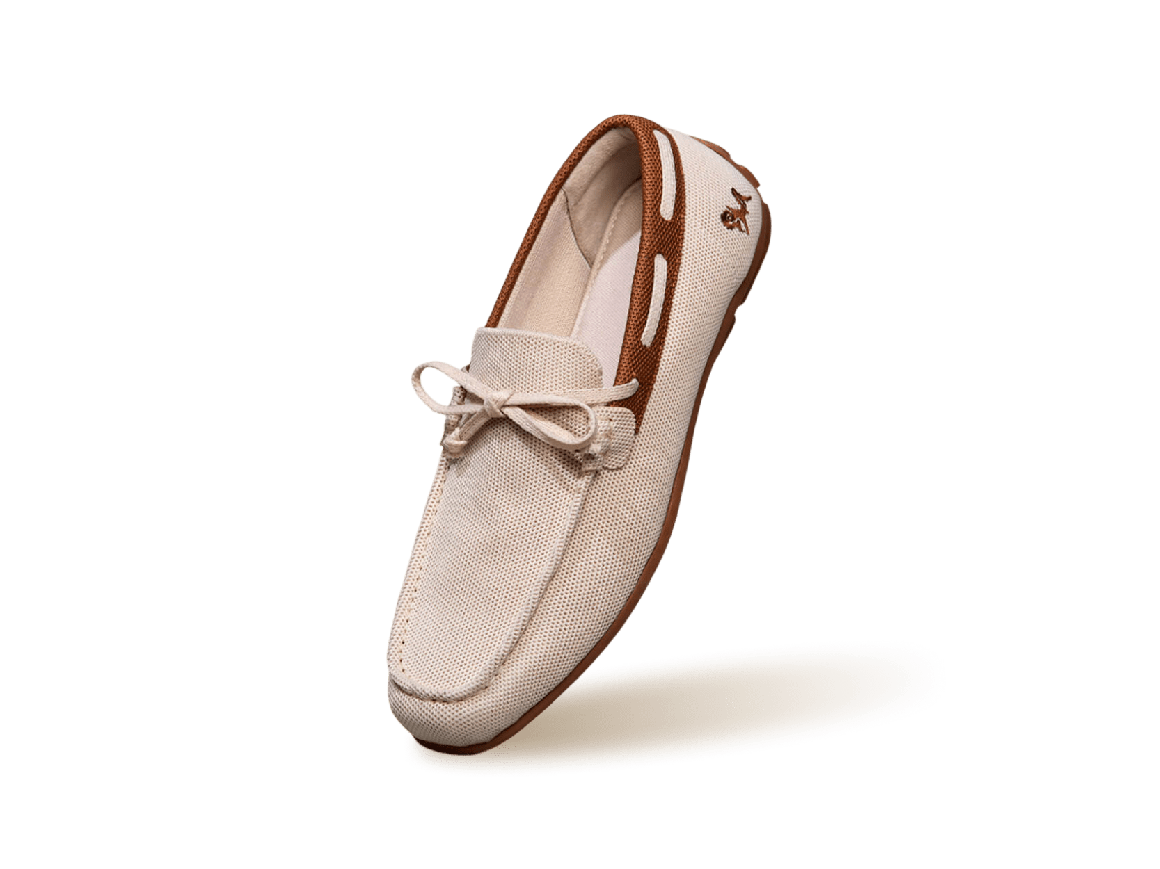 ReLive Knit Boat Loafers : Beige