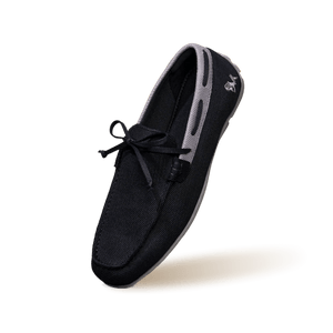 ReLive Knit Boat Loafers : Black