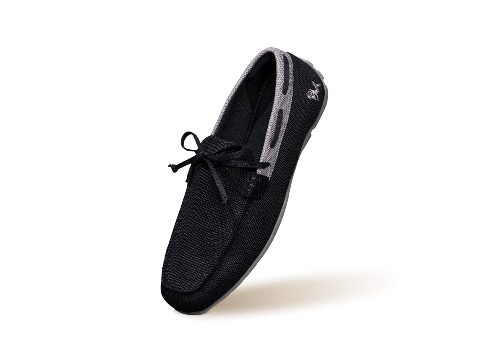 ReLive Knit Boat Loafers : Black
