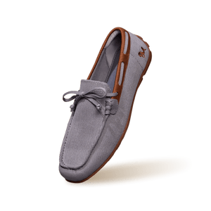 ReLive Knit Boat Loafers : Grey