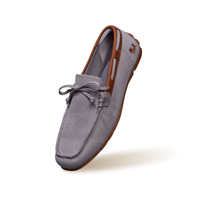 ReLive Knit Boat Loafers : Grey
