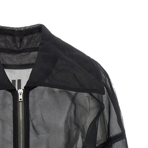 Rick Owens Dracucollar Cropped Bomber Jacket