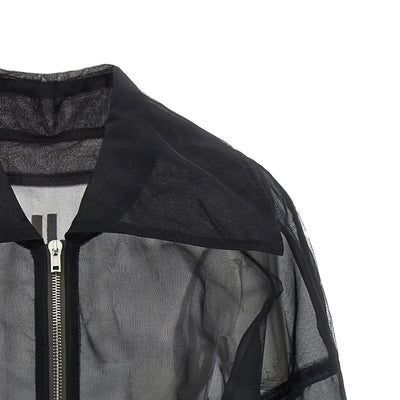 Rick Owens Dracucollar Cropped Bomber Jacket