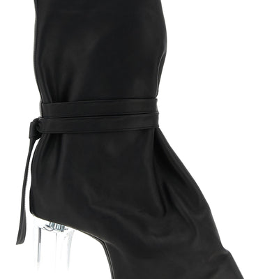 Rick Owens Tied Taco Kiss Ankle Boots