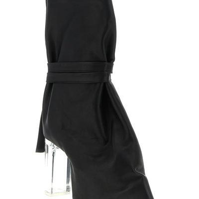 Rick Owens Tied Taco Kiss Ankle Boots