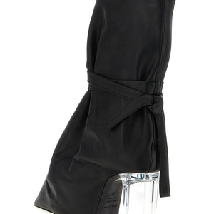 Rick Owens Tied Taco Kiss Ankle Boots