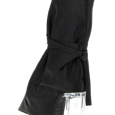 Rick Owens Tied Taco Kiss Ankle Boots
