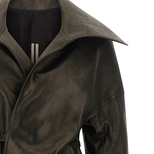 Rick Owens Dracucollar Belted Coat