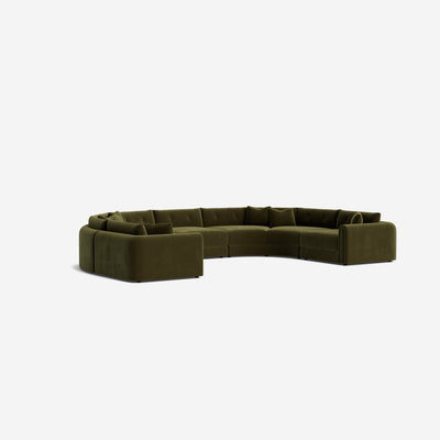 Rosado Modular U-Shaped Sectional Sofa