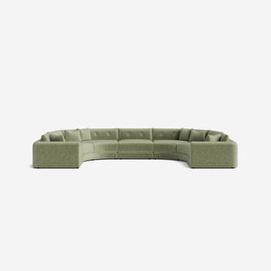 Rosado Modular U-Shaped Sectional Sofa