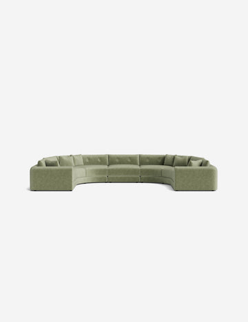 Sage Performance Striated Velvet