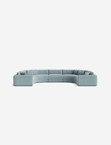 Sky Blue Classic Velvet