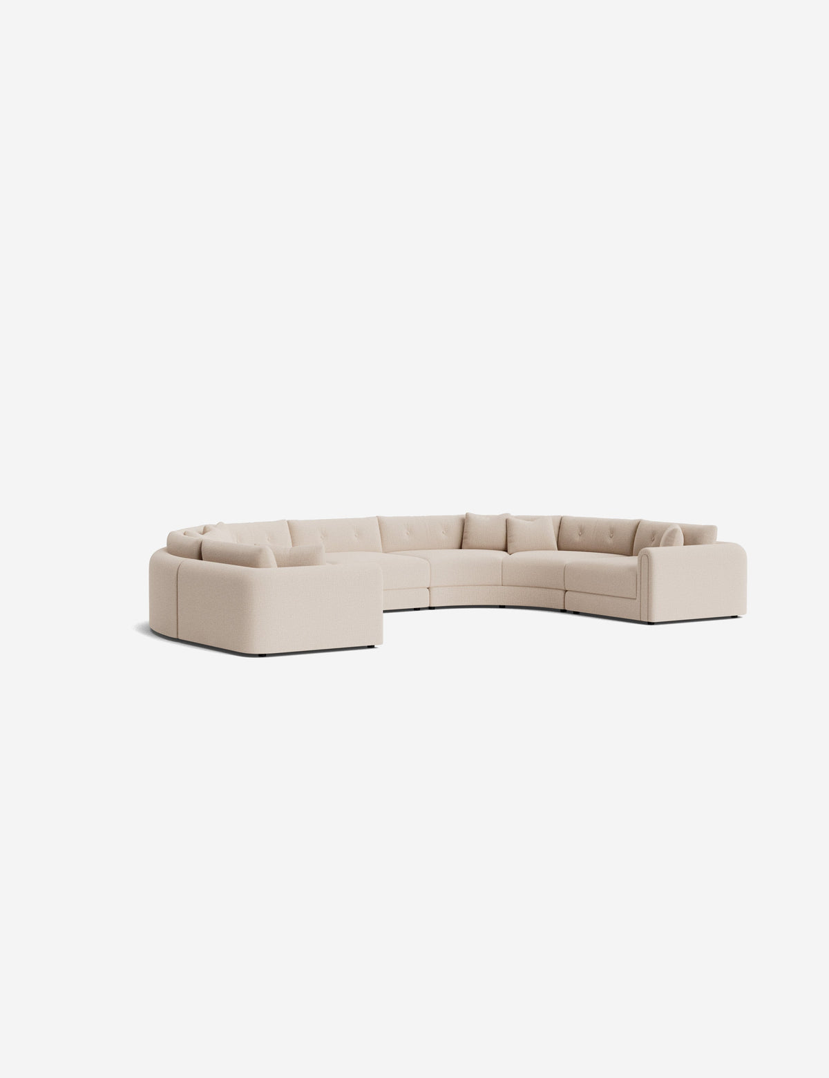 Rosado Modular U-Shaped Sectional Sofa