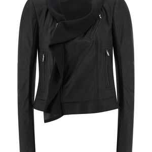Rick Owens Scarf Biker Jacket