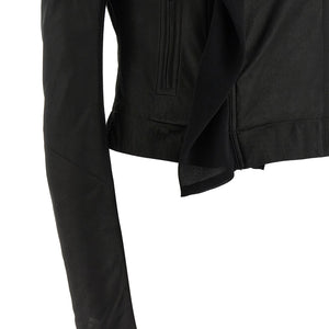 Rick Owens Scarf Biker Jacket