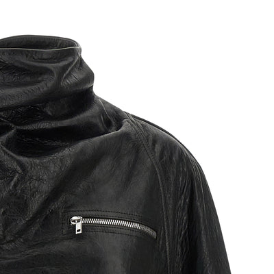 Rick Owens Cropped Scarf Flight Jacket