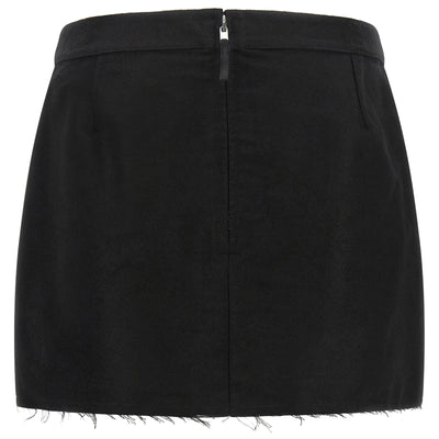 Rick Owens Fog Cutoff Skirt